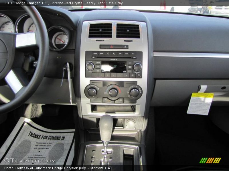 Inferno Red Crystal Pearl / Dark Slate Gray 2010 Dodge Charger 3.5L