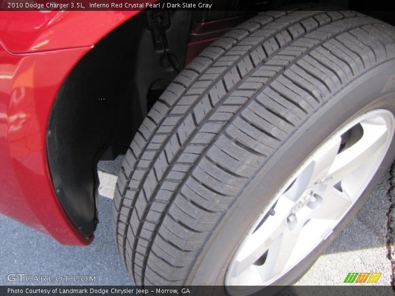 Inferno Red Crystal Pearl / Dark Slate Gray 2010 Dodge Charger 3.5L