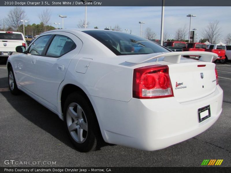 Stone White / Dark Slate Gray 2010 Dodge Charger 3.5L