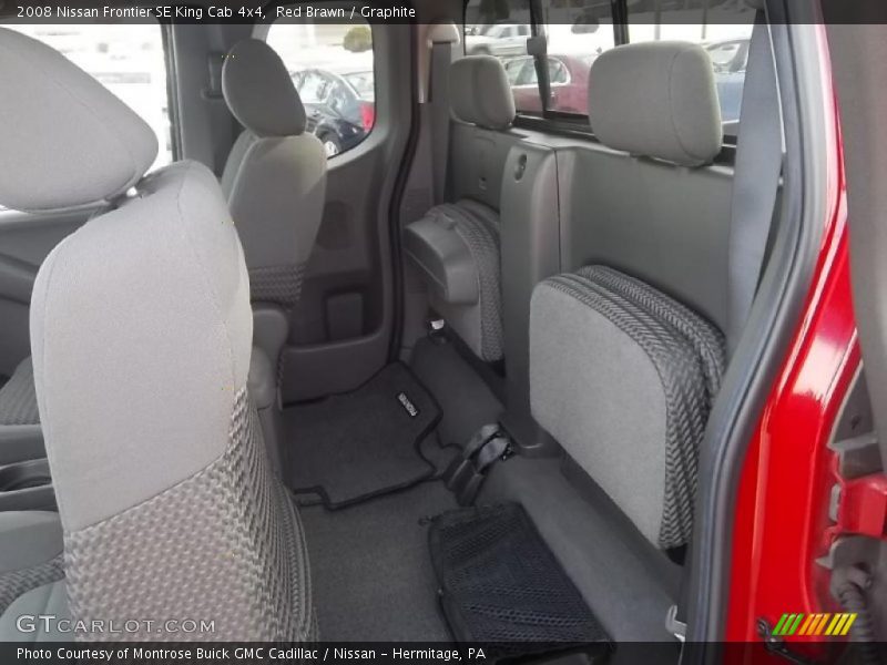  2008 Frontier SE King Cab 4x4 Graphite Interior