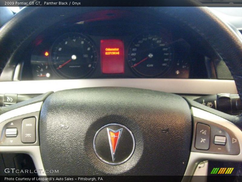 Panther Black / Onyx 2009 Pontiac G8 GT