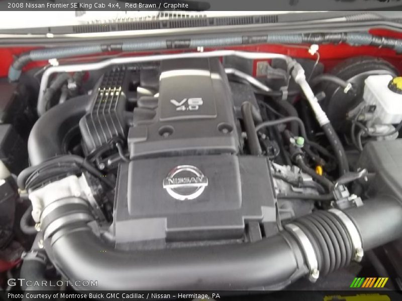  2008 Frontier SE King Cab 4x4 Engine - 4.0 Liter DOHC 24-Valve VVT V6