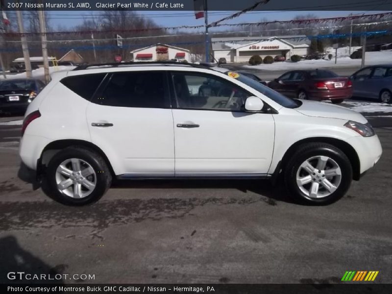 Glacier Pearl White / Cafe Latte 2007 Nissan Murano SL AWD