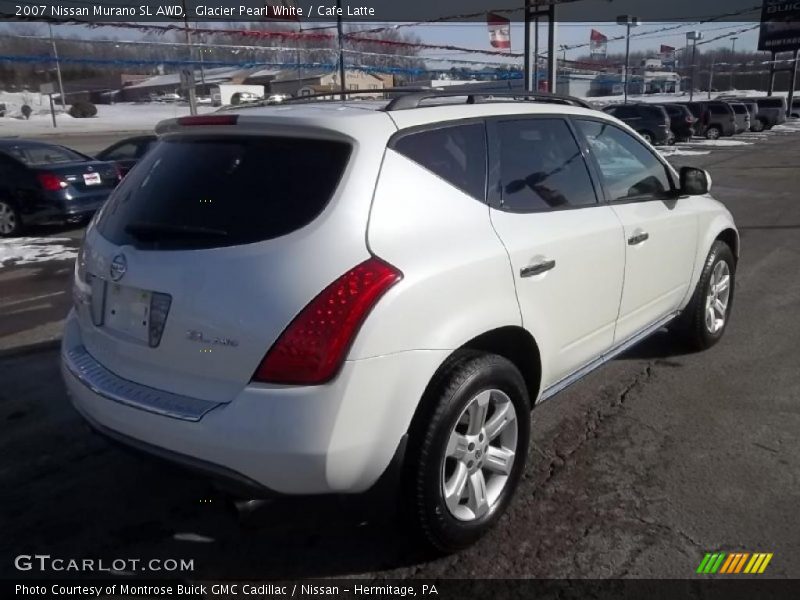 Glacier Pearl White / Cafe Latte 2007 Nissan Murano SL AWD