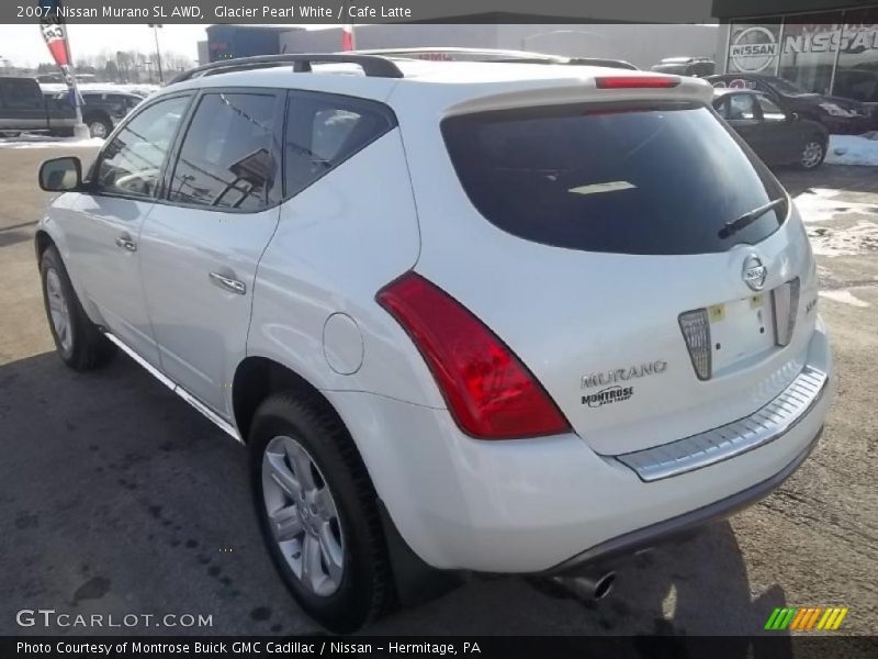Glacier Pearl White / Cafe Latte 2007 Nissan Murano SL AWD