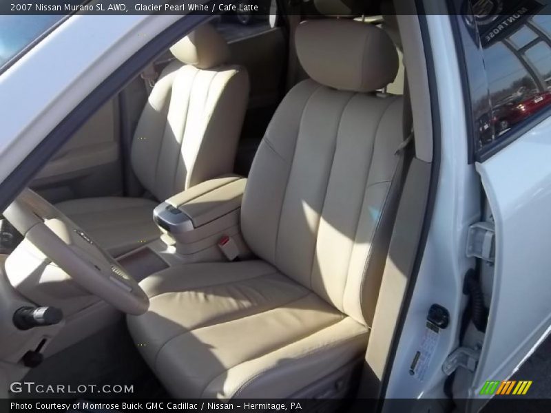Glacier Pearl White / Cafe Latte 2007 Nissan Murano SL AWD