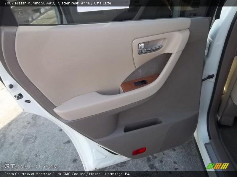 Glacier Pearl White / Cafe Latte 2007 Nissan Murano SL AWD