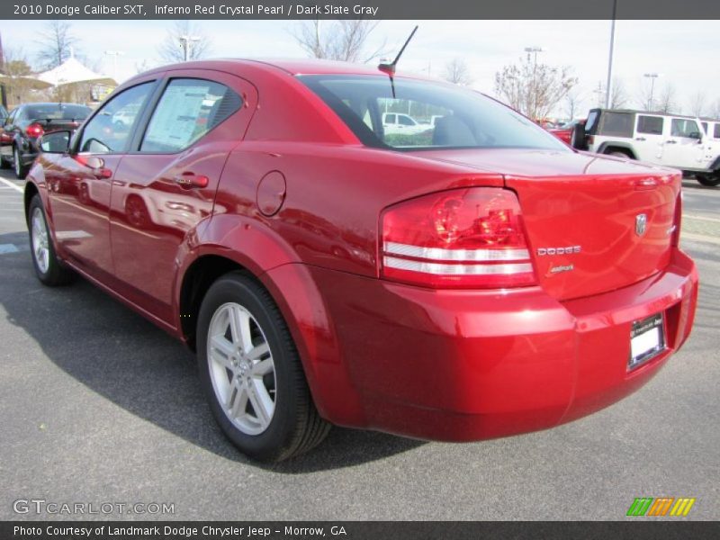 Inferno Red Crystal Pearl / Dark Slate Gray 2010 Dodge Caliber SXT
