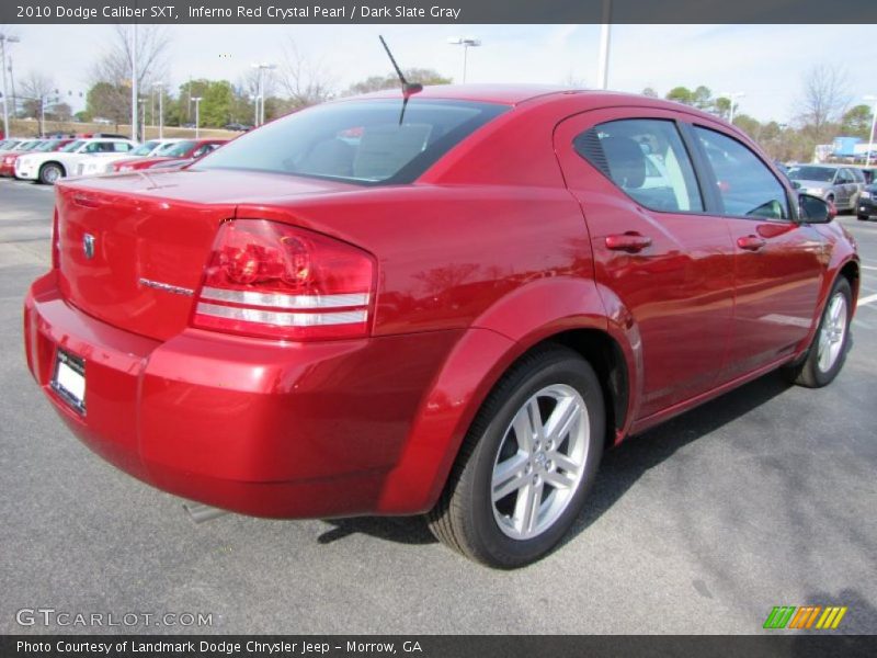 Inferno Red Crystal Pearl / Dark Slate Gray 2010 Dodge Caliber SXT