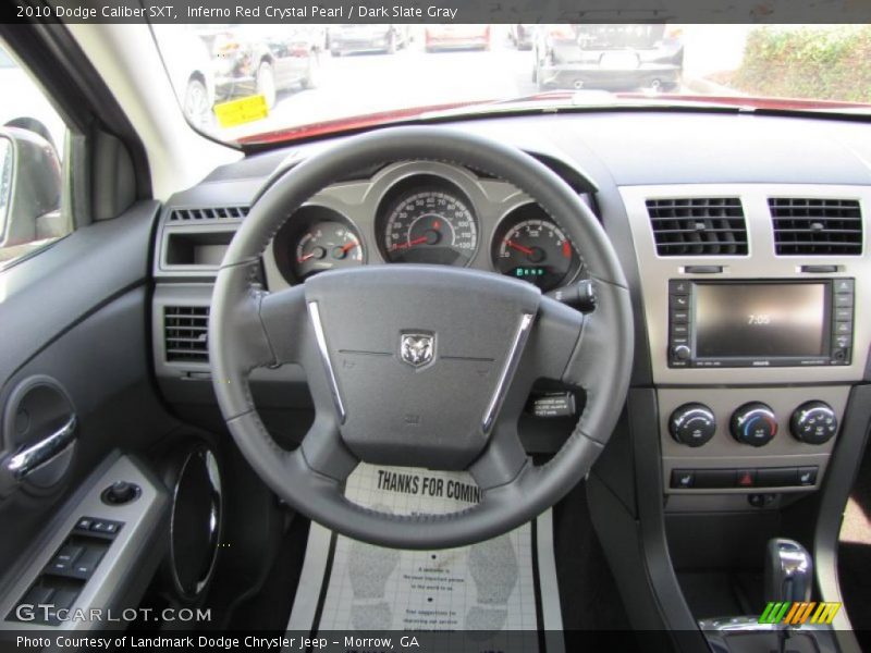 Inferno Red Crystal Pearl / Dark Slate Gray 2010 Dodge Caliber SXT