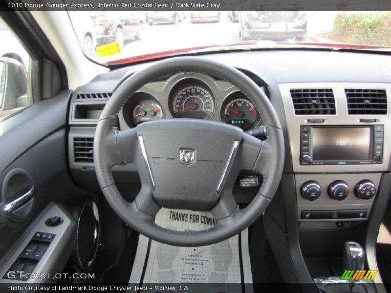 Inferno Red Crystal Pearl / Dark Slate Gray 2010 Dodge Avenger Express