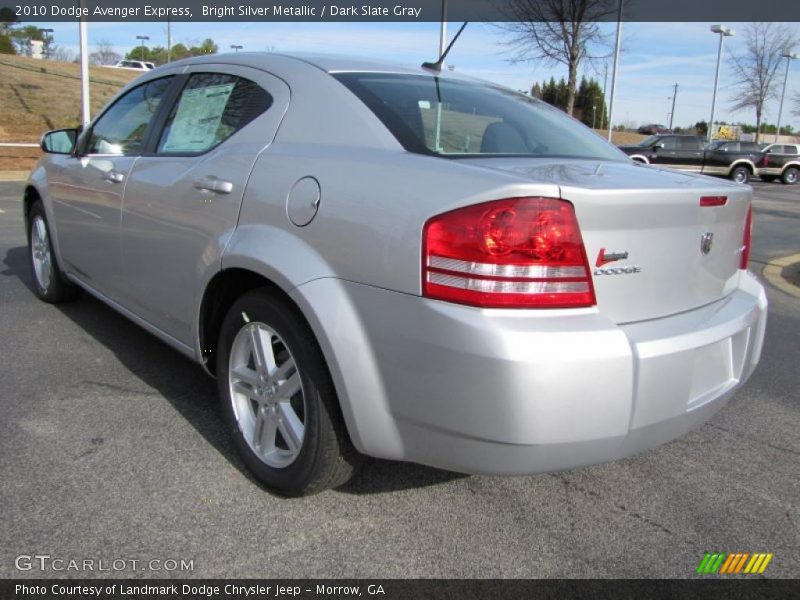 Bright Silver Metallic / Dark Slate Gray 2010 Dodge Avenger Express