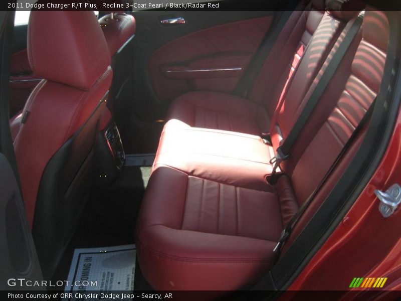 Redline 3-Coat Pearl / Black/Radar Red 2011 Dodge Charger R/T Plus