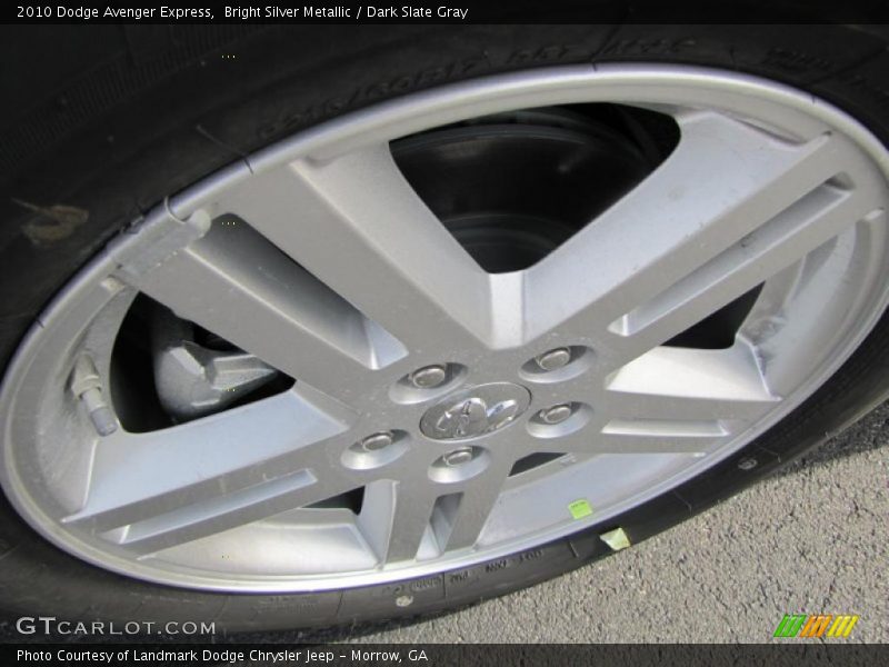 Bright Silver Metallic / Dark Slate Gray 2010 Dodge Avenger Express