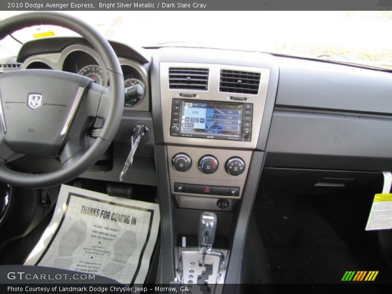 Bright Silver Metallic / Dark Slate Gray 2010 Dodge Avenger Express