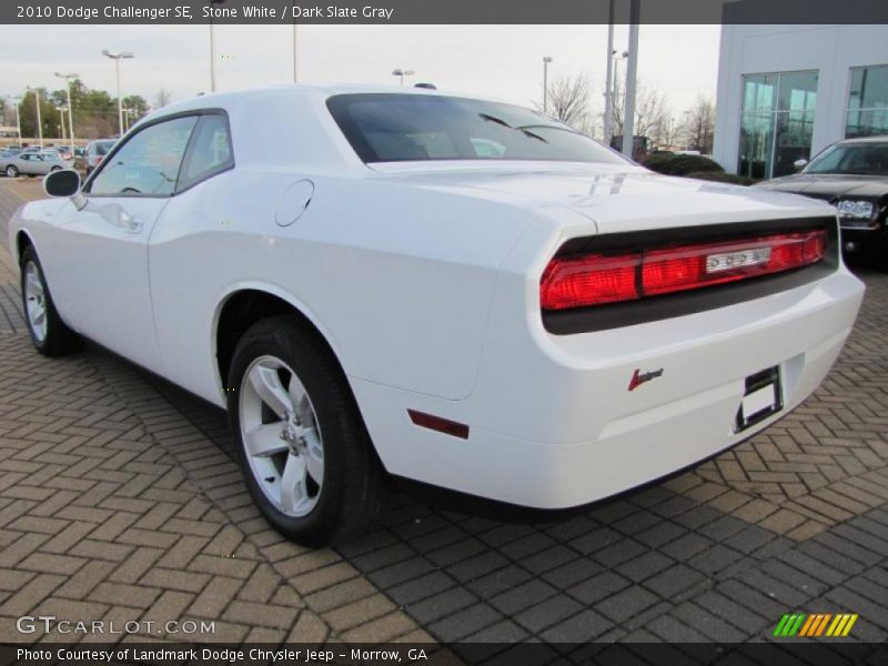 Stone White / Dark Slate Gray 2010 Dodge Challenger SE