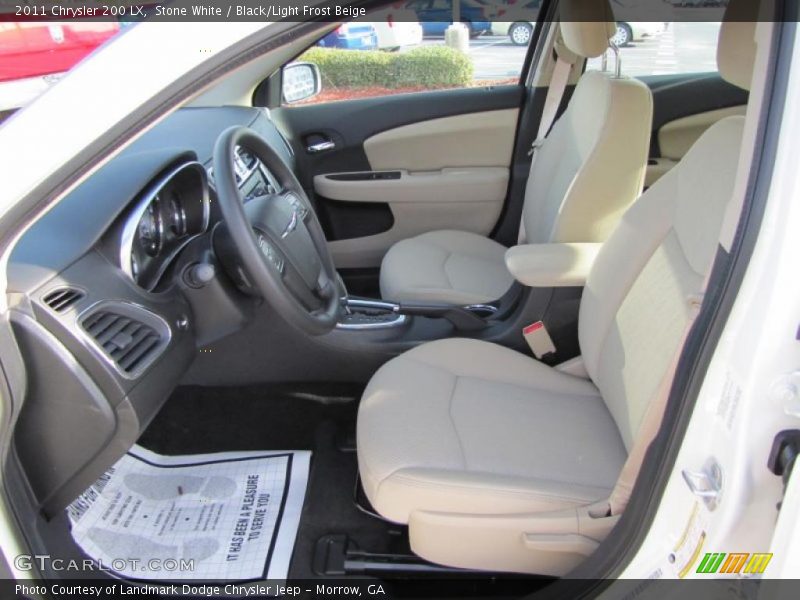  2011 200 LX Black/Light Frost Beige Interior