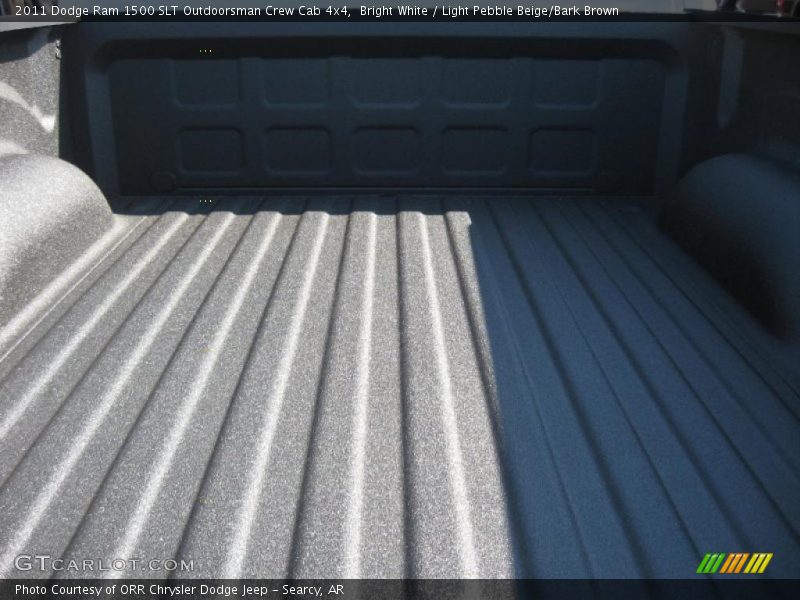 Bright White / Light Pebble Beige/Bark Brown 2011 Dodge Ram 1500 SLT Outdoorsman Crew Cab 4x4