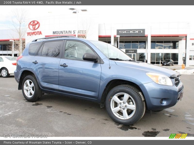 Pacific Blue Metallic / Ash 2008 Toyota RAV4 V6 4WD