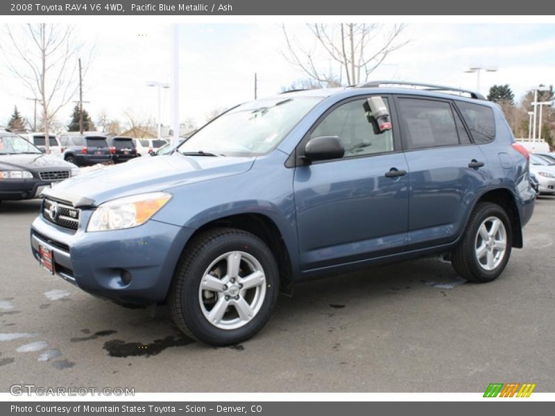 Pacific Blue Metallic / Ash 2008 Toyota RAV4 V6 4WD