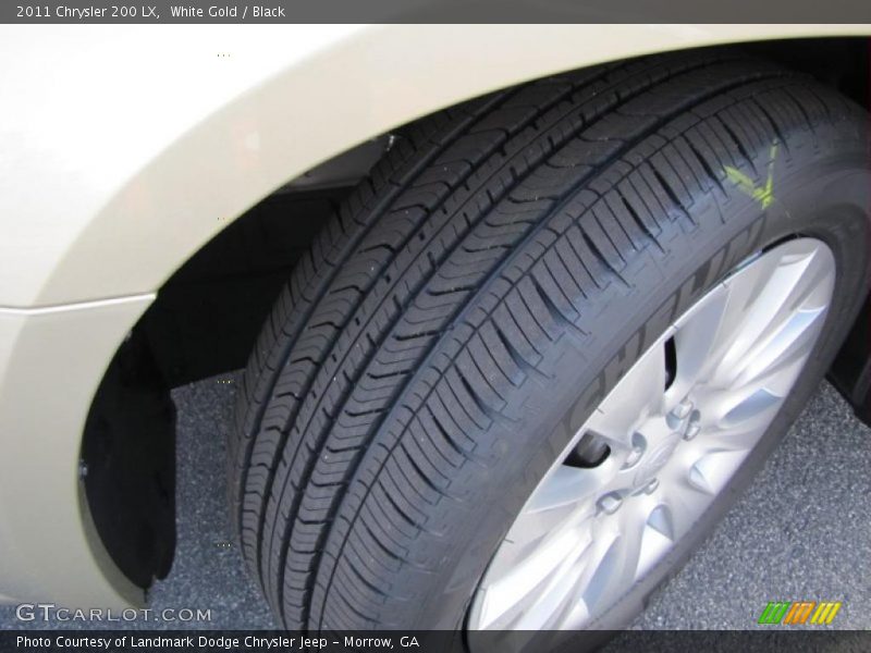 White Gold / Black 2011 Chrysler 200 LX