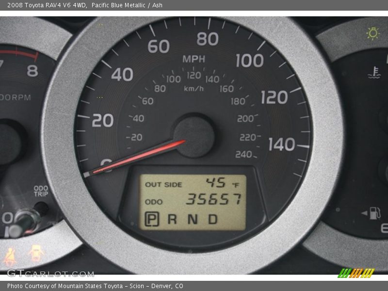 Pacific Blue Metallic / Ash 2008 Toyota RAV4 V6 4WD