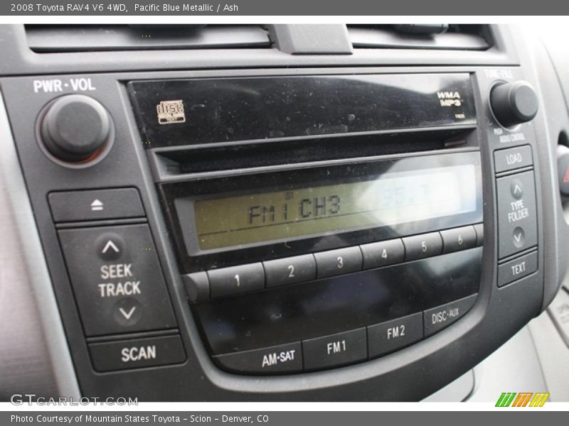 Pacific Blue Metallic / Ash 2008 Toyota RAV4 V6 4WD