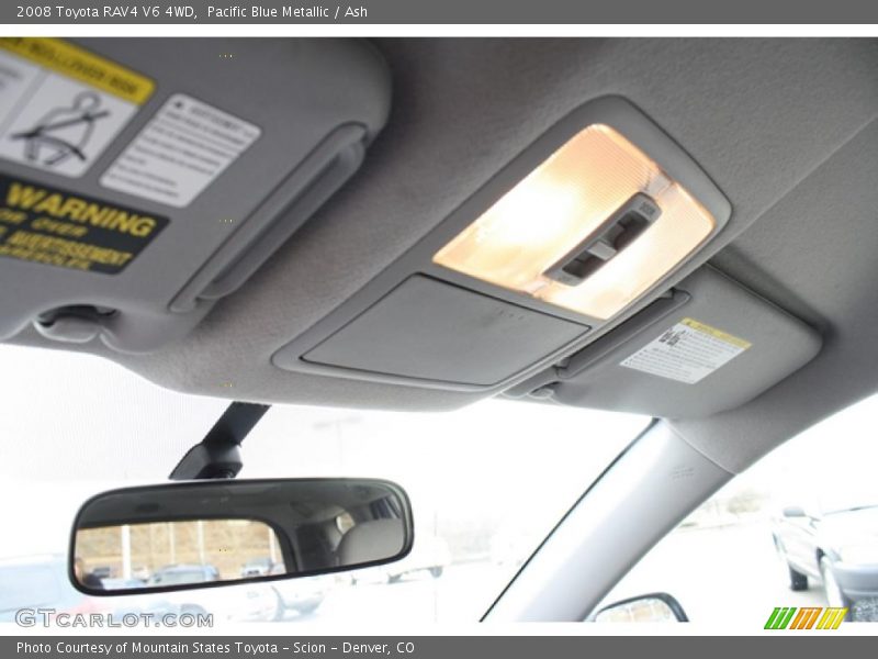 Pacific Blue Metallic / Ash 2008 Toyota RAV4 V6 4WD