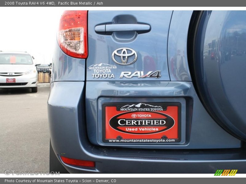 Pacific Blue Metallic / Ash 2008 Toyota RAV4 V6 4WD