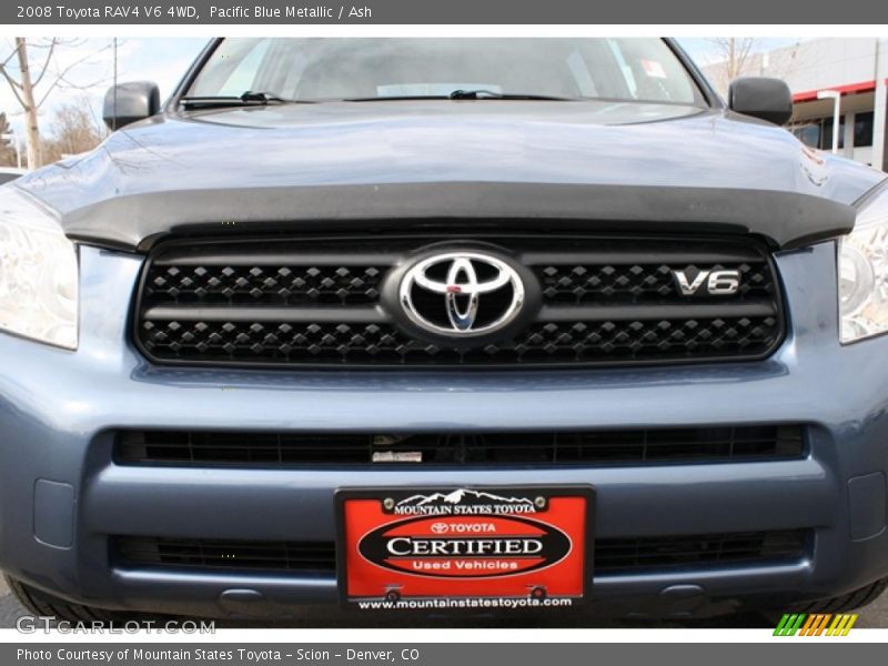 Pacific Blue Metallic / Ash 2008 Toyota RAV4 V6 4WD