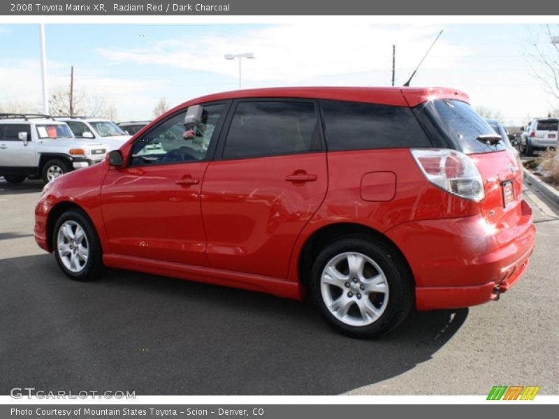 Radiant Red / Dark Charcoal 2008 Toyota Matrix XR