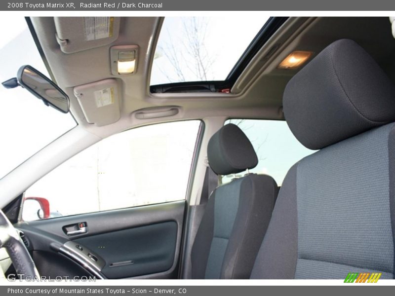 Radiant Red / Dark Charcoal 2008 Toyota Matrix XR