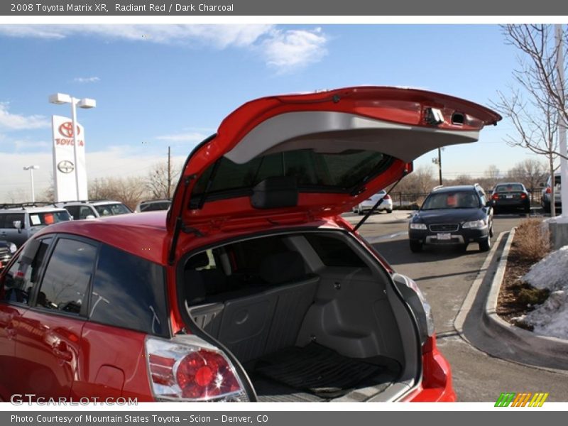 Radiant Red / Dark Charcoal 2008 Toyota Matrix XR