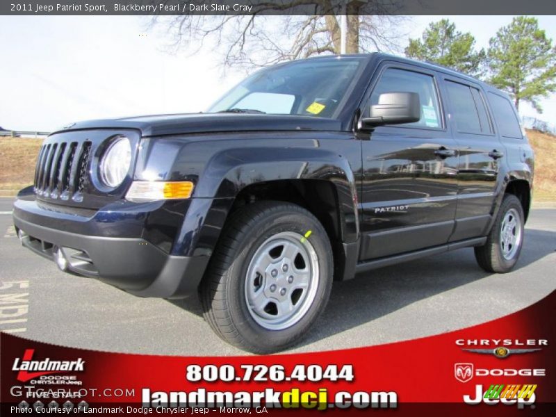 Blackberry Pearl / Dark Slate Gray 2011 Jeep Patriot Sport