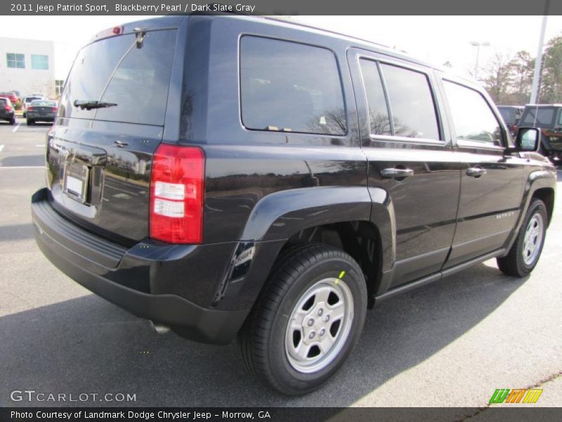 Blackberry Pearl / Dark Slate Gray 2011 Jeep Patriot Sport
