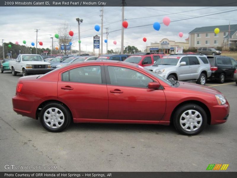 Rave Red Pearl / Medium Gray 2009 Mitsubishi Galant ES