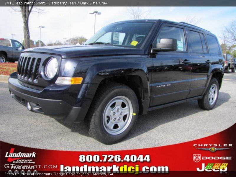 Blackberry Pearl / Dark Slate Gray 2011 Jeep Patriot Sport