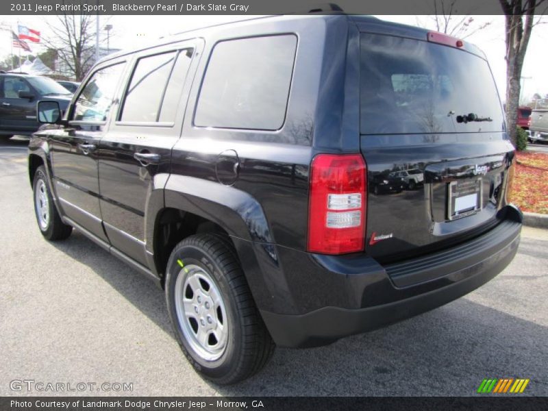Blackberry Pearl / Dark Slate Gray 2011 Jeep Patriot Sport