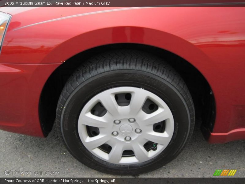 Rave Red Pearl / Medium Gray 2009 Mitsubishi Galant ES