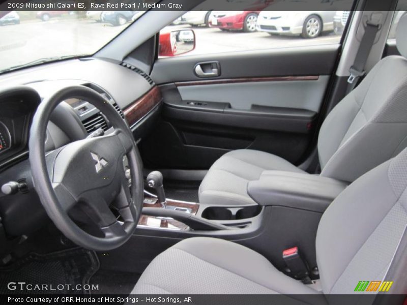 Rave Red Pearl / Medium Gray 2009 Mitsubishi Galant ES