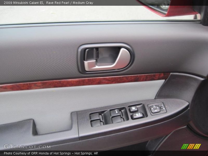 Rave Red Pearl / Medium Gray 2009 Mitsubishi Galant ES