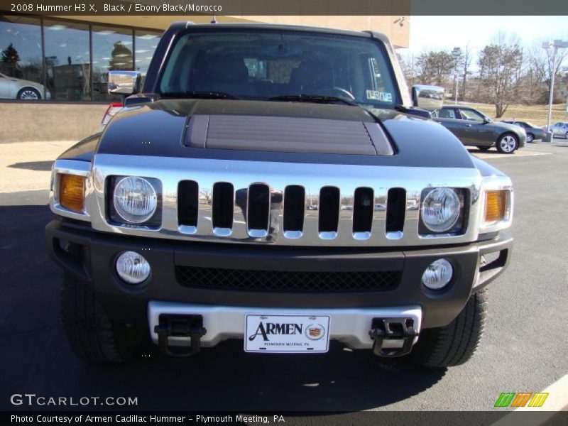 Black / Ebony Black/Morocco 2008 Hummer H3 X