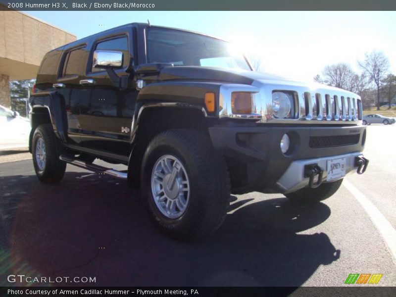 Black / Ebony Black/Morocco 2008 Hummer H3 X