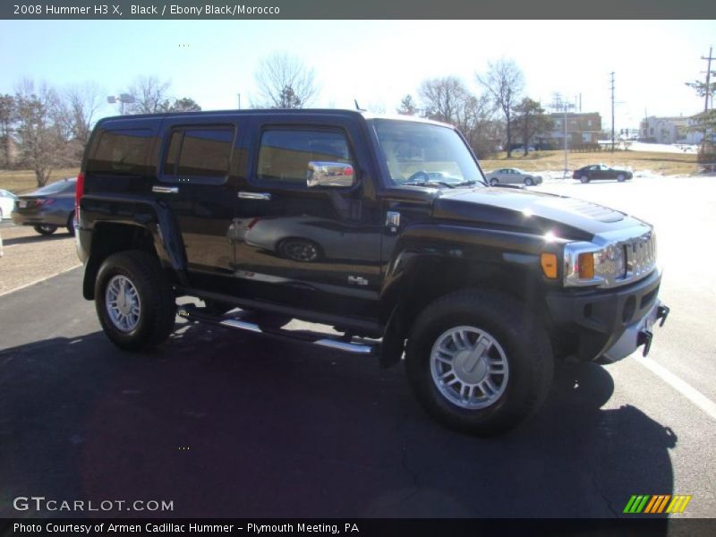 Black / Ebony Black/Morocco 2008 Hummer H3 X