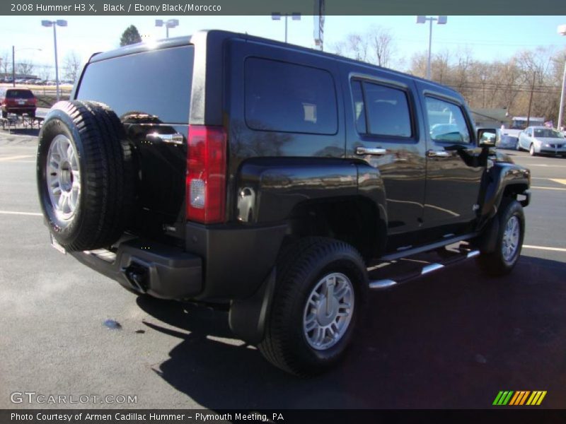 Black / Ebony Black/Morocco 2008 Hummer H3 X