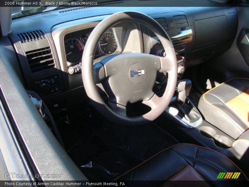 Black / Ebony Black/Morocco 2008 Hummer H3 X