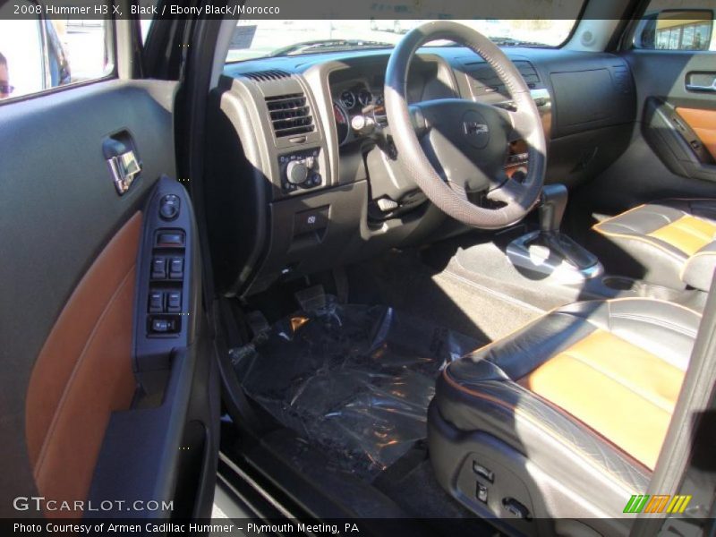 Black / Ebony Black/Morocco 2008 Hummer H3 X