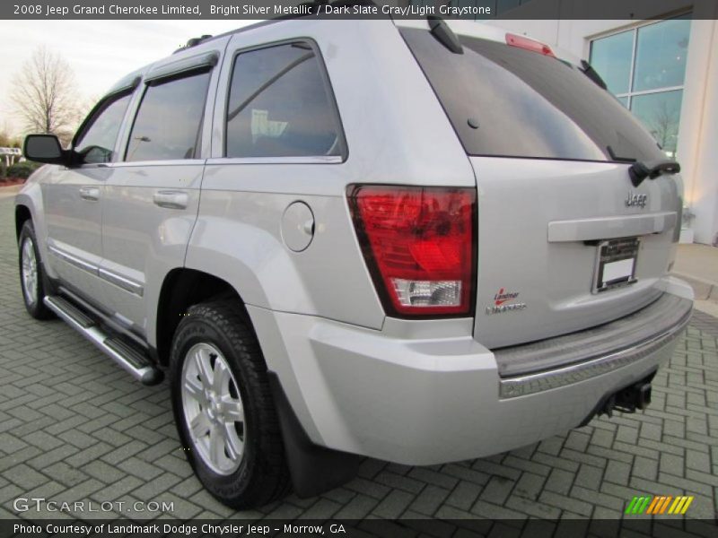 Bright Silver Metallic / Dark Slate Gray/Light Graystone 2008 Jeep Grand Cherokee Limited