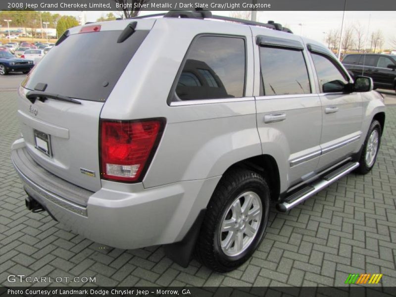 Bright Silver Metallic / Dark Slate Gray/Light Graystone 2008 Jeep Grand Cherokee Limited