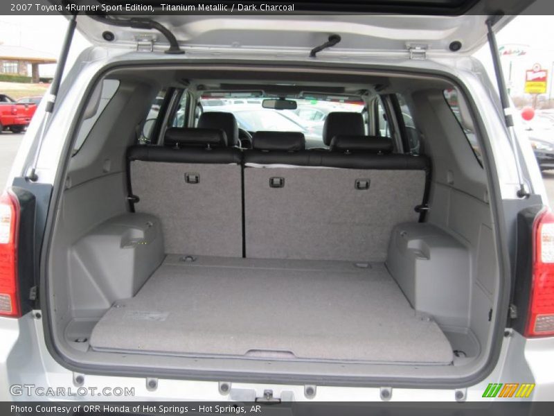  2007 4Runner Sport Edition Trunk
